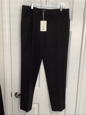 Lafayette 148 New York Black Irving Tailored Pants with Tag